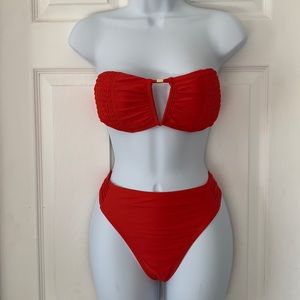 Time and tru red bikini